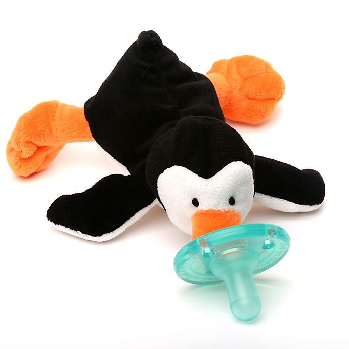 slide 1 of 2, WubbaNub Penguin Infant Pacifier, 1 ct