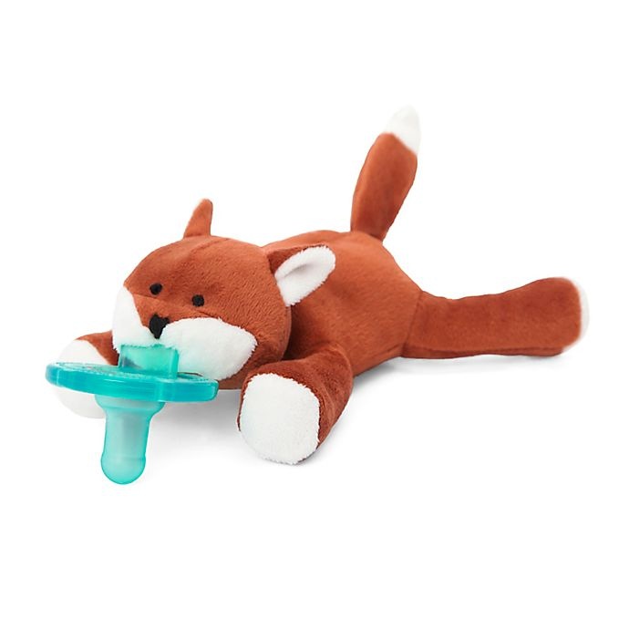 slide 3 of 4, WubbaNub Fox Infant Pacifier - Brown, 1 ct