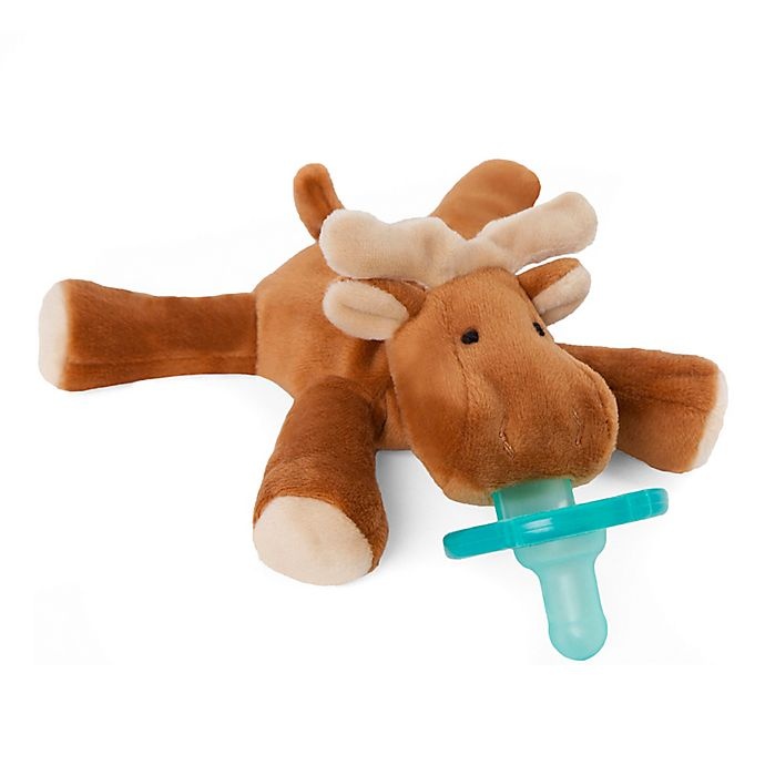 slide 3 of 4, WubbaNub Moose Infant Pacifier, 1 ct