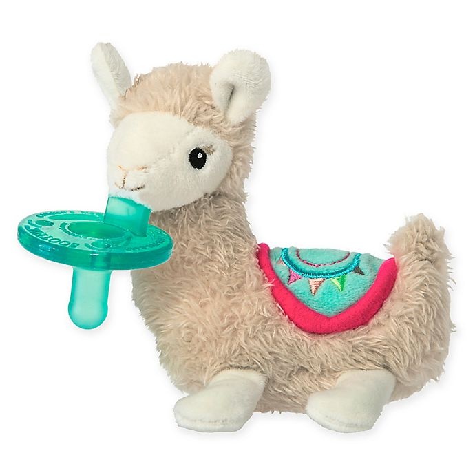 slide 1 of 1, Mary Meyer WubbaNub Lily Llama Pacifier - Tan/White, 1 ct