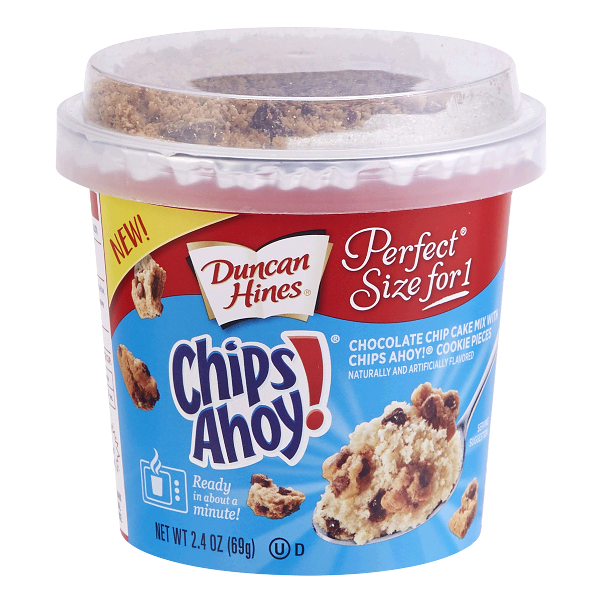 slide 1 of 1, Duncan Hines Chips Ahoy! Chocolate Chip Cake Mix, 2.4 oz