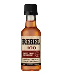 Rebel Kentucky Straight Bourbon Whiskey 100 Proof, 50 ml