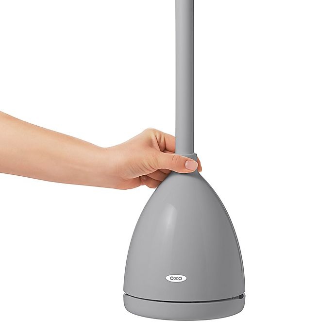 slide 4 of 7, OXO Good Grips Toilet Plunger - Grey, 1 ct