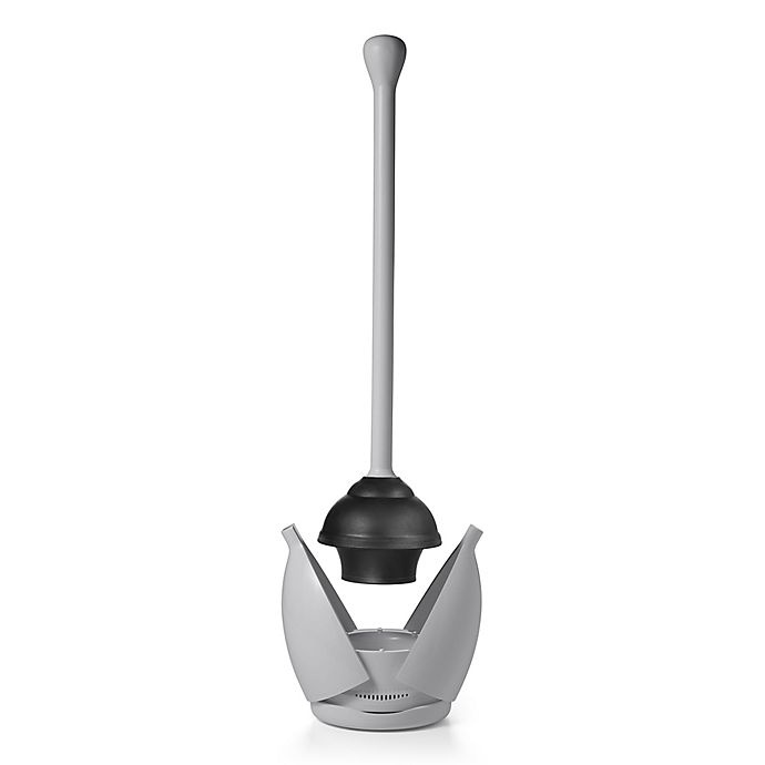 slide 5 of 7, OXO Good Grips Toilet Plunger - Grey, 1 ct