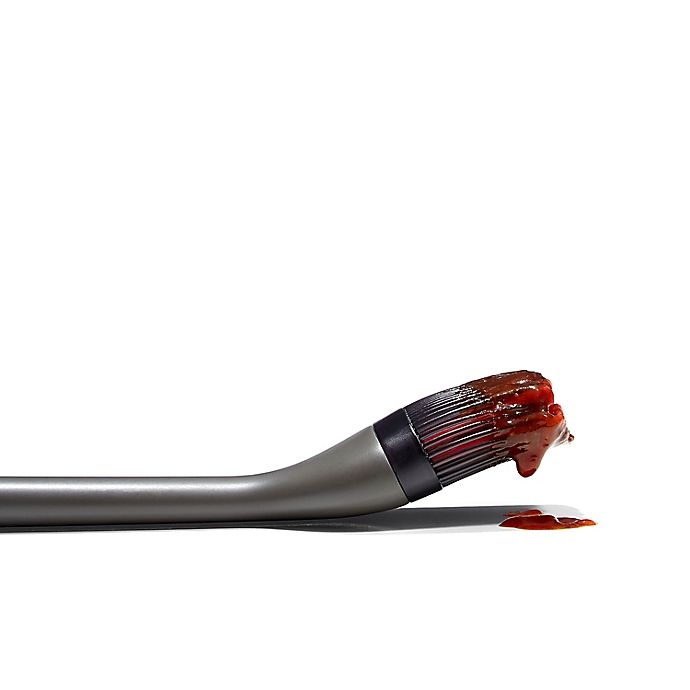 slide 3 of 6, OXO Good Grips Grilling Basting Brush - Grey, 1 ct