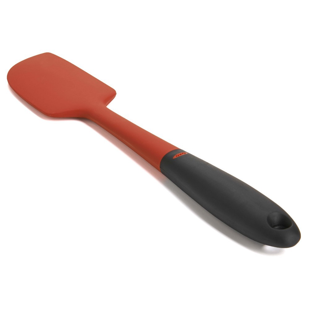slide 2 of 4, OXO Silicone Spatula Red, 1 ct