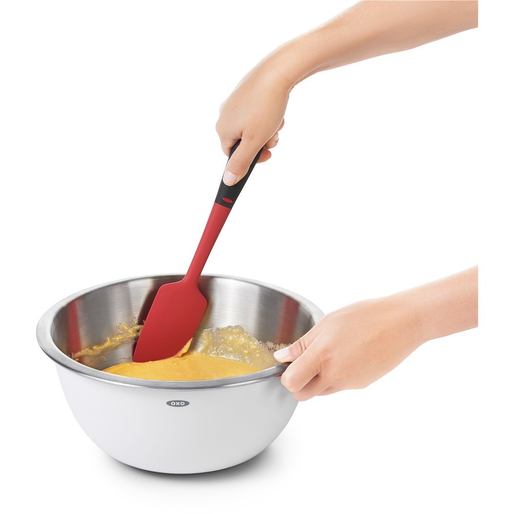 slide 3 of 4, OXO Silicone Spatula Red, 1 ct