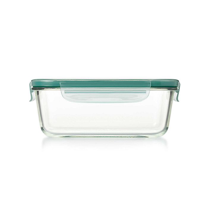 slide 2 of 5, OXO 8 Cup Smart Seal Glass Rectangle Container, 8 cups