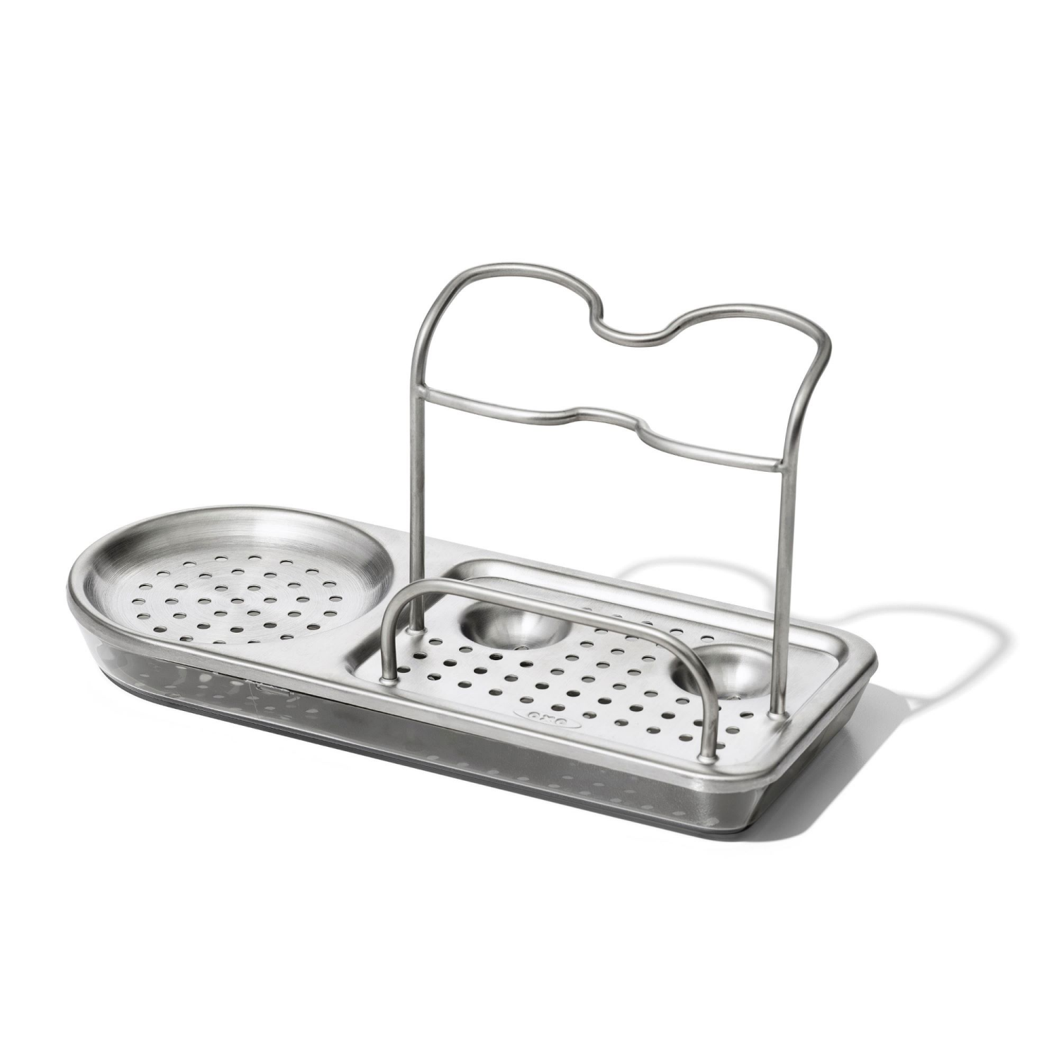 slide 2 of 3, Softworks Stainless Steel Sink Organizer, 1 ct
