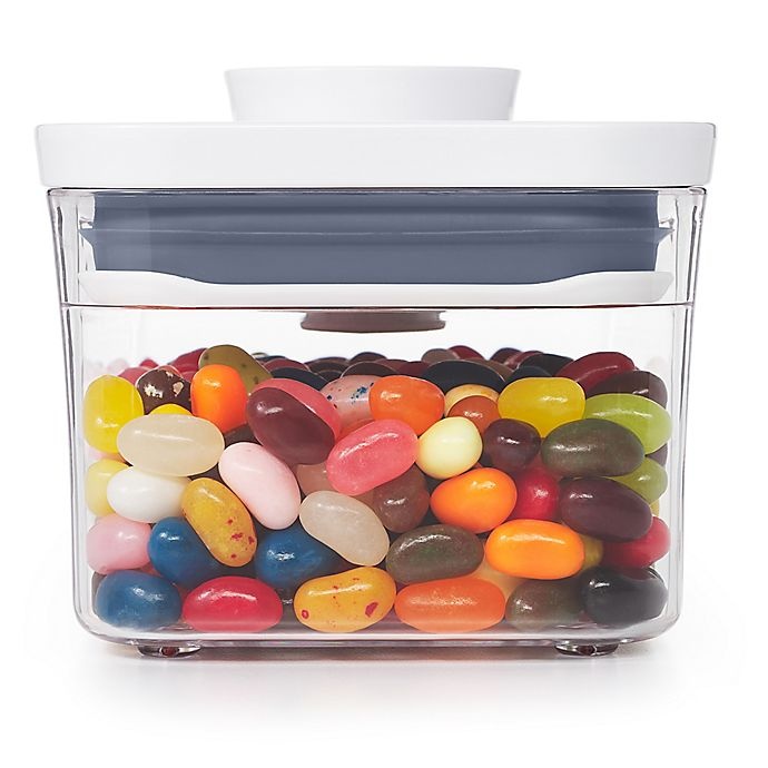 slide 3 of 5, OXO Good Grips POP Rectangular MiniFood Storage Container, 0.6 qt