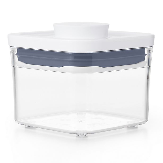 slide 4 of 5, OXO Good Grips POP Square Mini Food Storage Container, 0.4 qt
