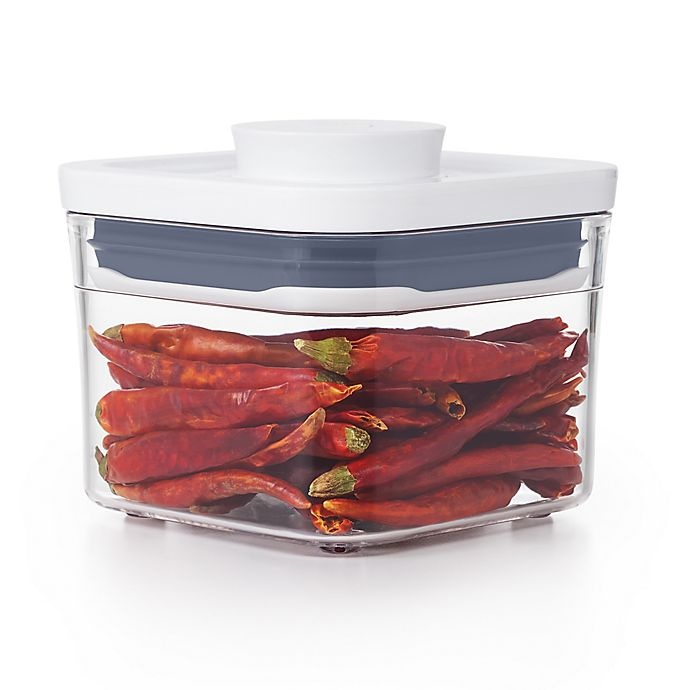slide 2 of 5, OXO Good Grips POP Square Mini Food Storage Container, 0.4 qt