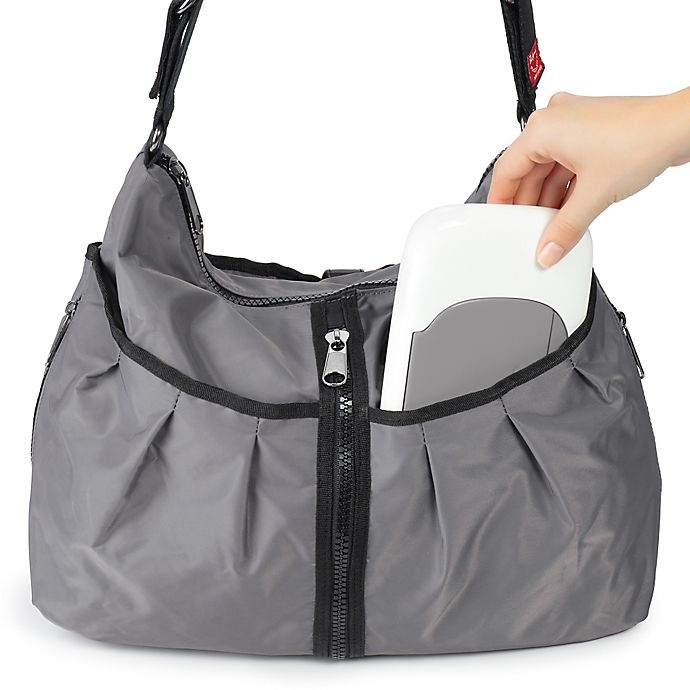 slide 4 of 5, OXO tot On-the-Go Wipes Dispenser - Grey, 1 ct