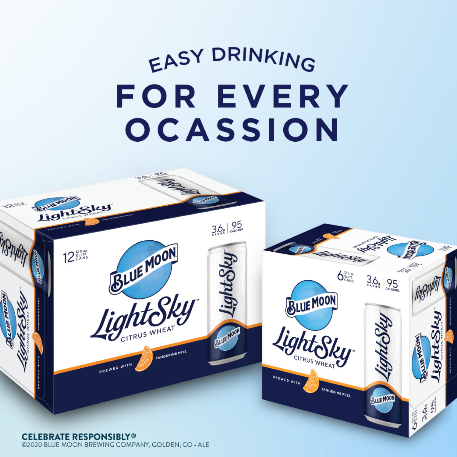 slide 7 of 8, Blue Moon Light Sky, 6 ct; 12 oz