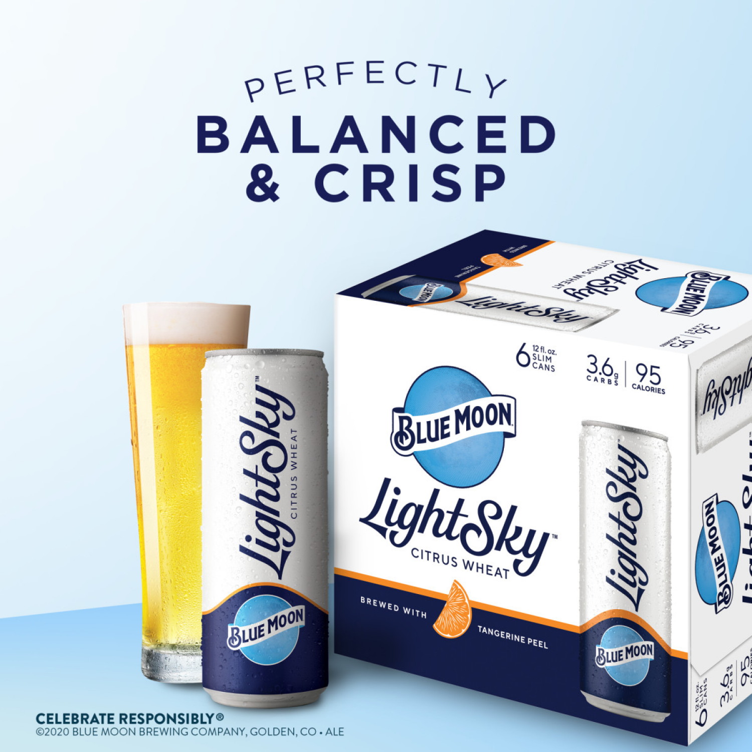 slide 8 of 8, Blue Moon Light Sky, 6 ct; 12 oz