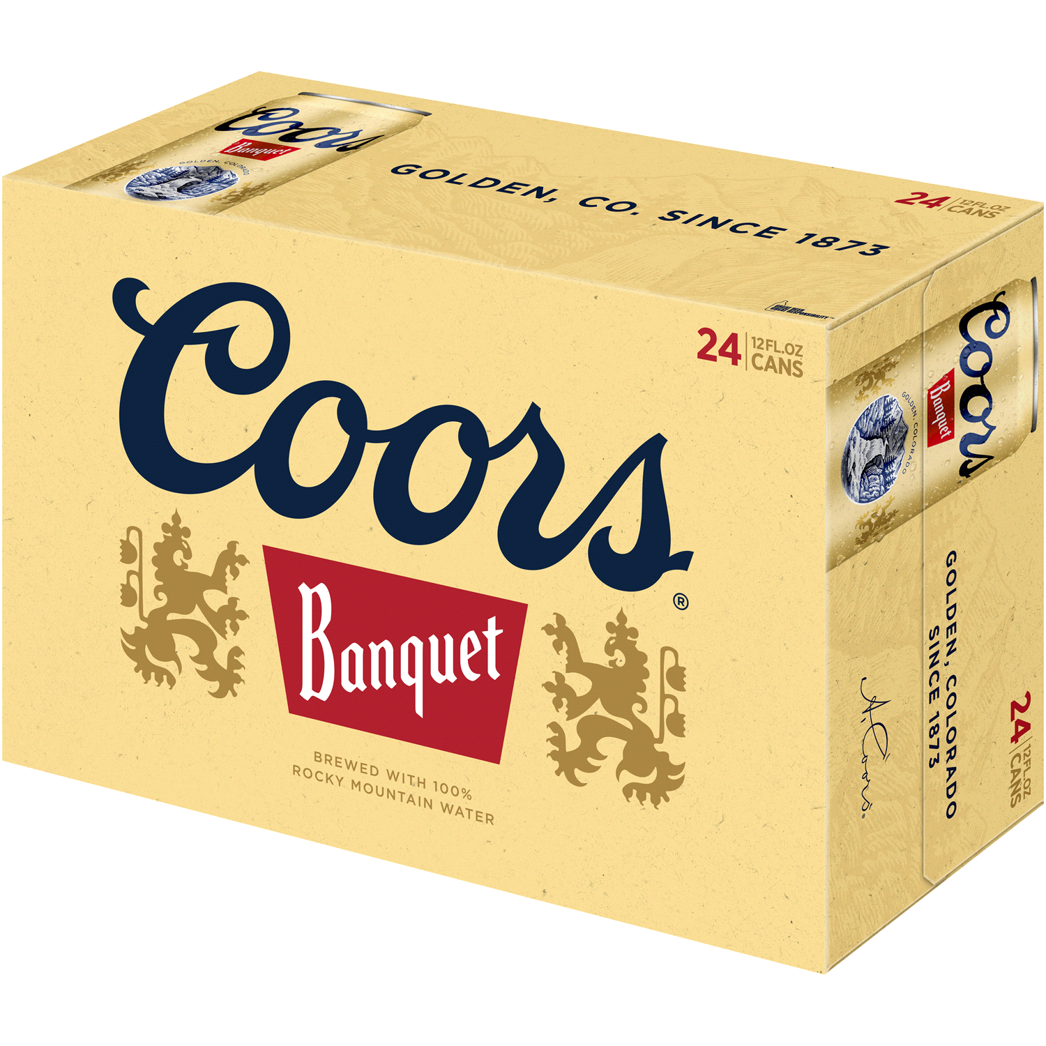 slide 3 of 3, Coors Banquet American Lager Beer, 24 ct; 12 fl oz