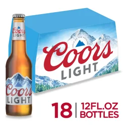 Coors Light Beer Bottles