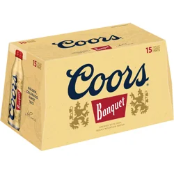 Coors Brisk and satisfying with a subtle sweetness and malty refreshment, Coors Banquet Lager Beer is a golden lager beer with 5% ABV.