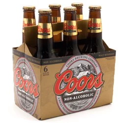 COORS NON ALCOHOLIC BEER 6 PACK