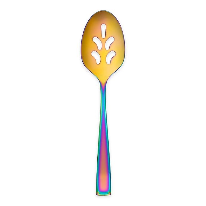slide 1 of 1, Cambridge Silversmiths Logan Rainbow Slotted Serving Spoon, 1 ct