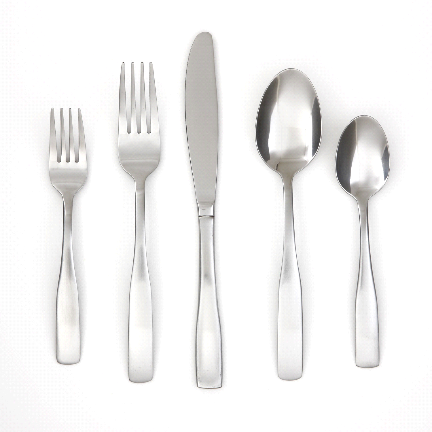 slide 1 of 2, Cambridge Silversmiths Madison Satin Flatware Set with Oak Tray, 62 ct