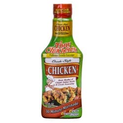 Tony Chachere's Creole Style Chicken 30 Minute Marinade 12 oz
