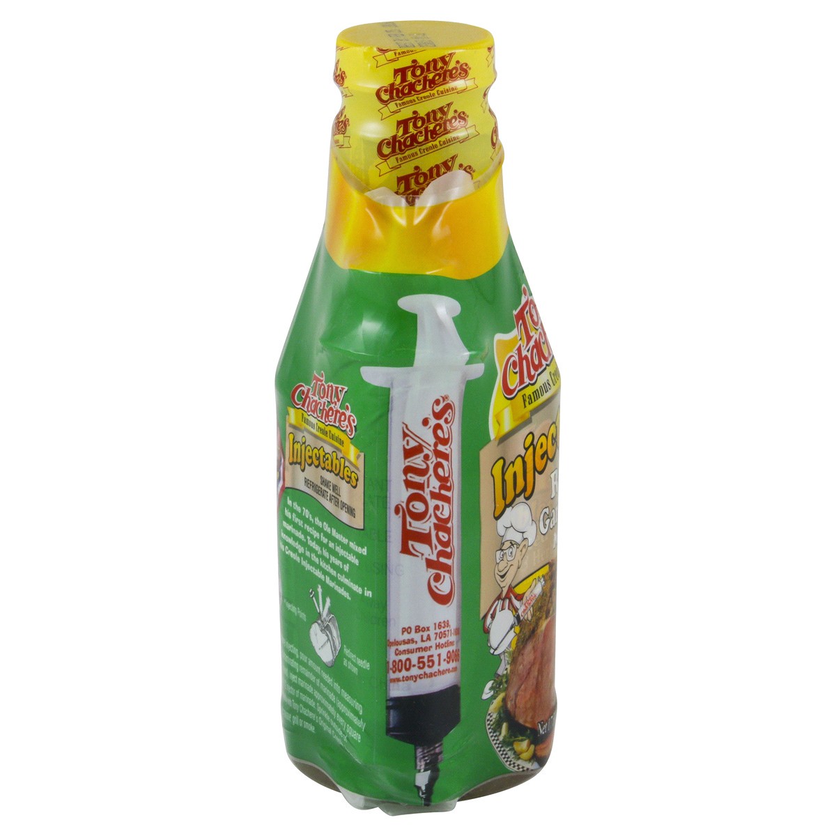 slide 11 of 13, Tony Chachere's Injectable Roasted Garlic & Herb Marinade 17 fl oz, 17 fl oz