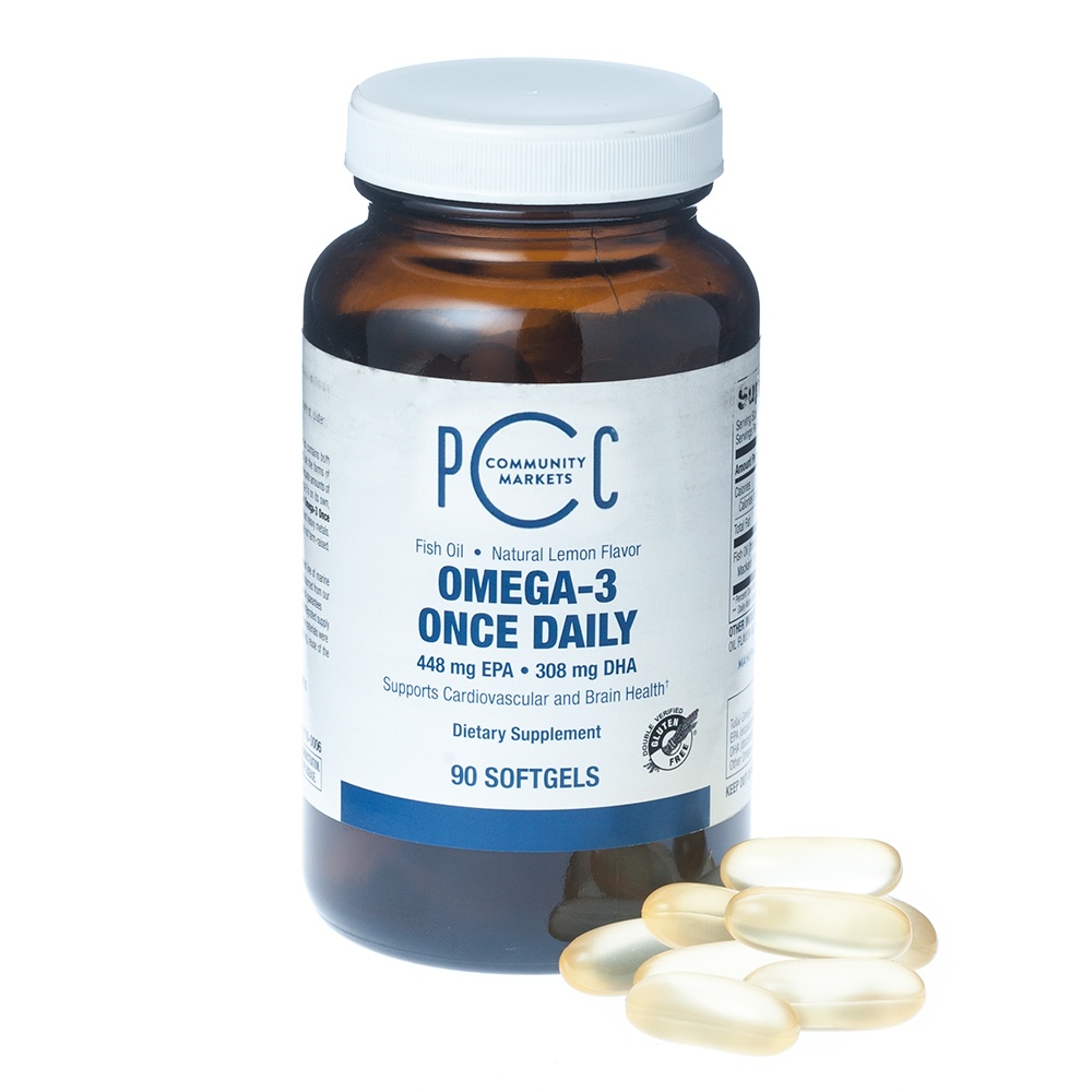 slide 1 of 1, PCC Omega-3 Once Daily (Softgels), 90 ct