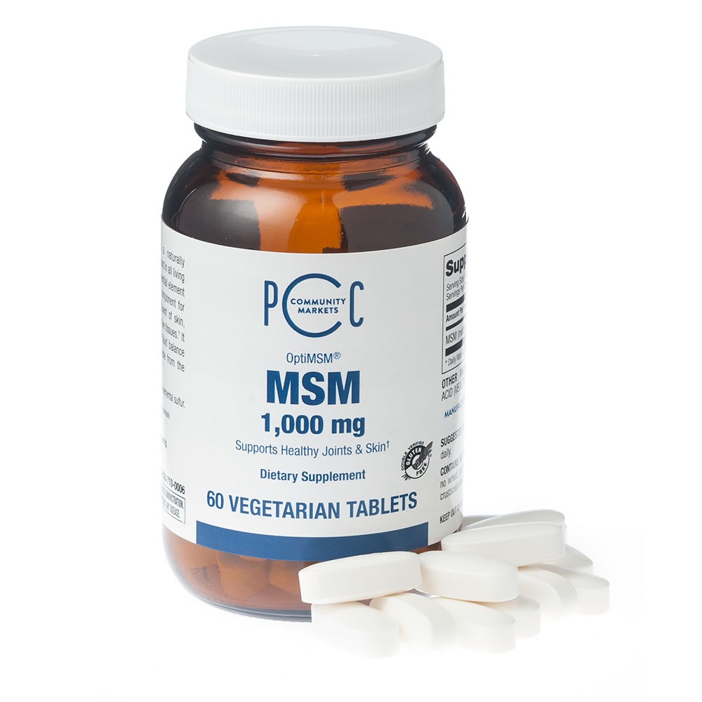 slide 1 of 1, PCC Optimsm Msm (Tablets), 60 ct