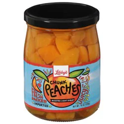 Libby's Chunk Peaches in Extra Light Syrup - 19 oz