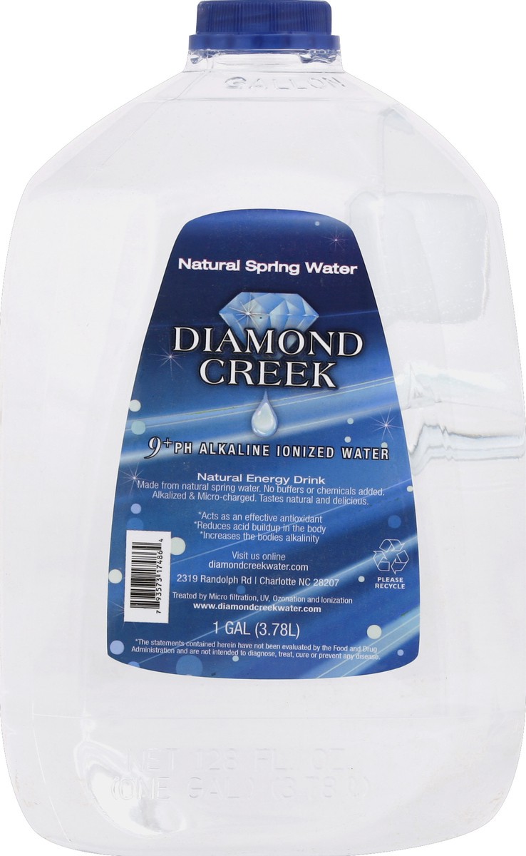 slide 4 of 4, Diamond Creek Water, Natural Spring, 128 oz