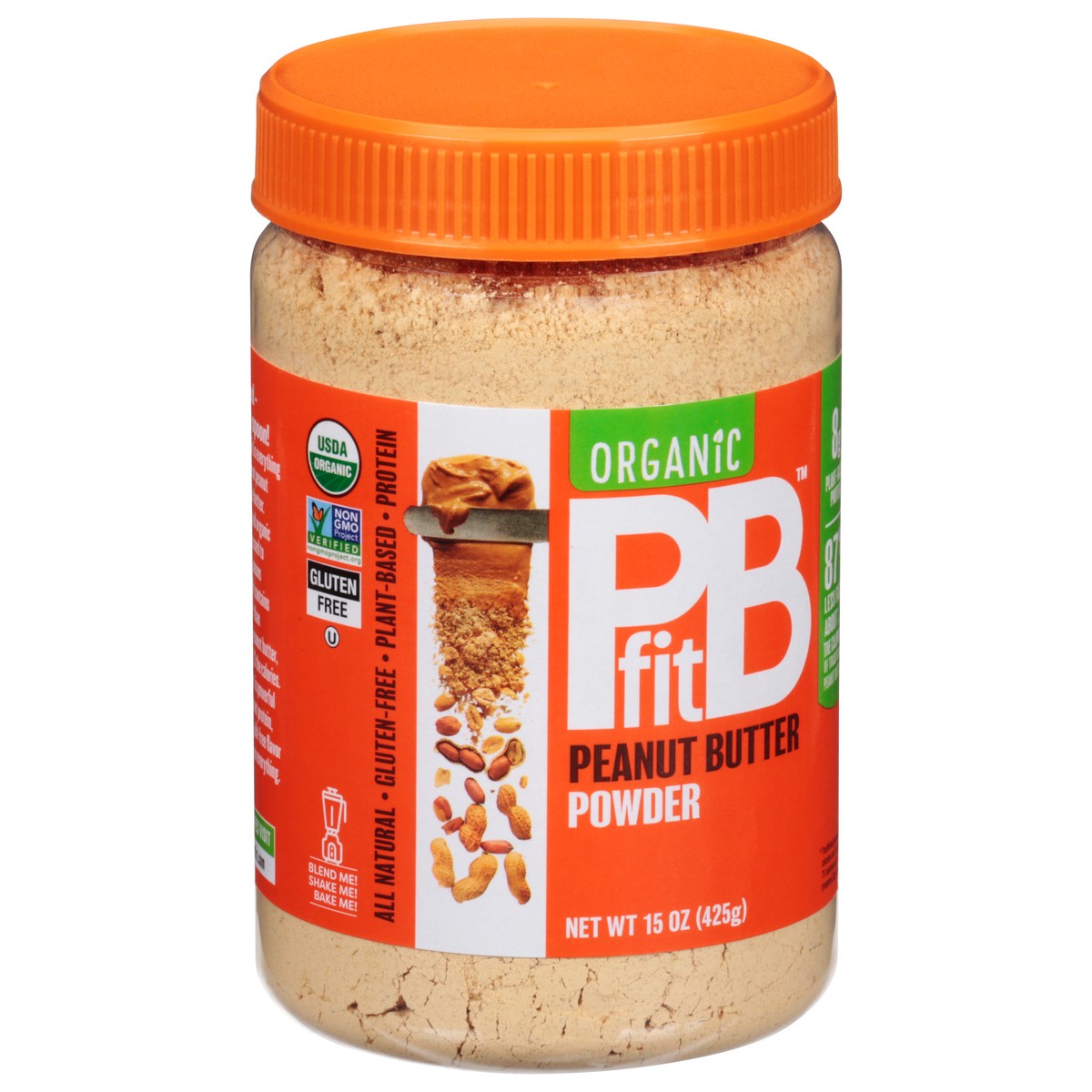 slide 2 of 9, PB Fit Organic Peanut Butter Powder 15 oz, 15 oz