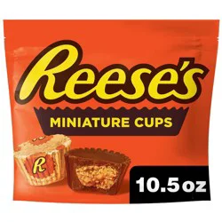Reese's Miniatures Milk Chocolate Peanut Butter Cups Candy Share Pack, 10.5 oz