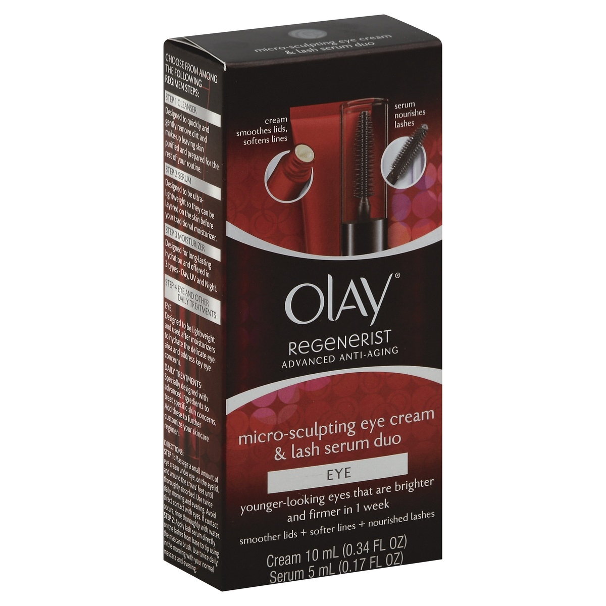 slide 1 of 1, Olay Eye Cream & Lash Serum Duo, 1.7 oz