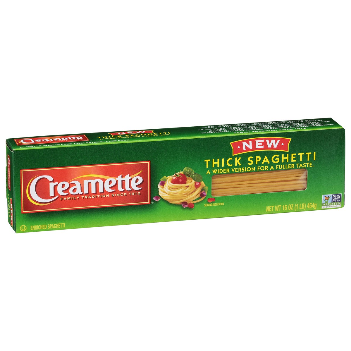 slide 7 of 13, Creamette Thick Spaghetti - 16 oz, 16 oz