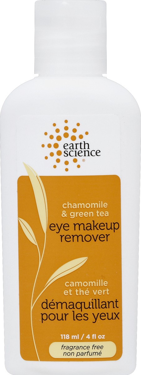 slide 1 of 2, Earth Science Chamomile & Green Tea Eye Makeup Remover, 4 oz