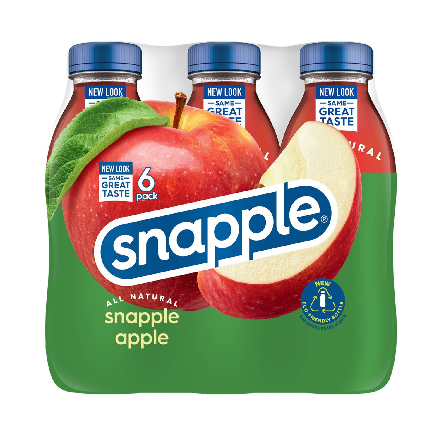 slide 30 of 49, Snapple Apple Glass Bottles, 6 ct; 16 fl oz