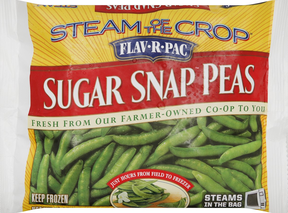 slide 4 of 6, Flav-R-Pac Sugar Snap Peas 12 oz, 12 oz