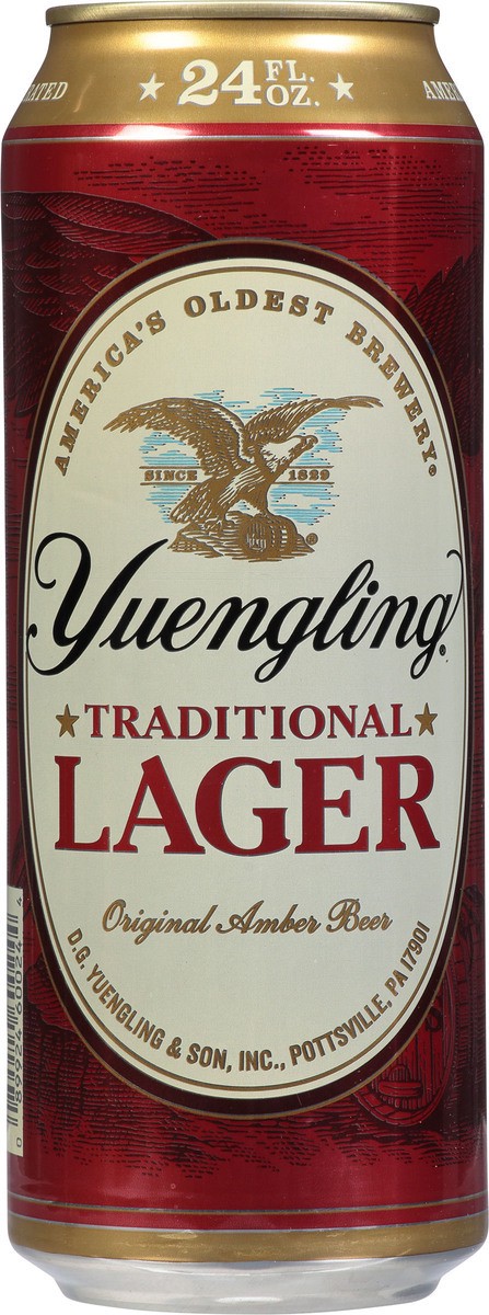 slide 3 of 11, Yuengling Traditional Lager Beer 24 fl oz, 24 fl oz