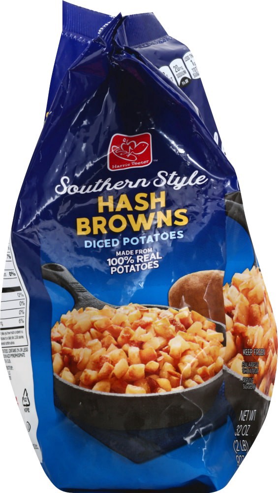 slide 4 of 4, Harris Teeter Southern Style Hash Browns, 32 oz