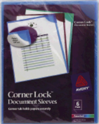 slide 1 of 1, Avery Corner Lock Report Cover, 6 ct