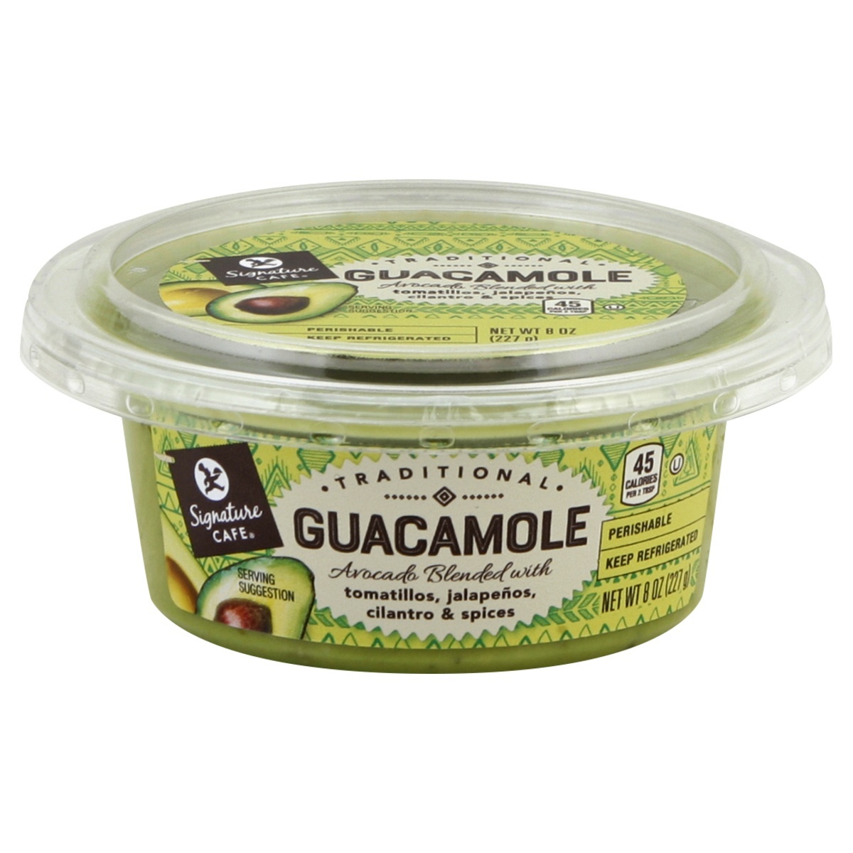 slide 1 of 3, Signature Select Mild Traditional Guacamole 8 oz, 8 oz