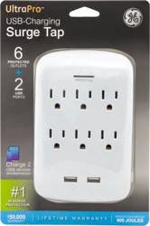 GE UltraPro USB-Charging Surge Tap