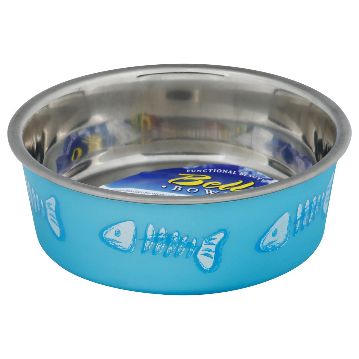 slide 12 of 12, Bella Bowls Loving Pets Fish Blue X-Small Bowl 1 ea, 1 ct