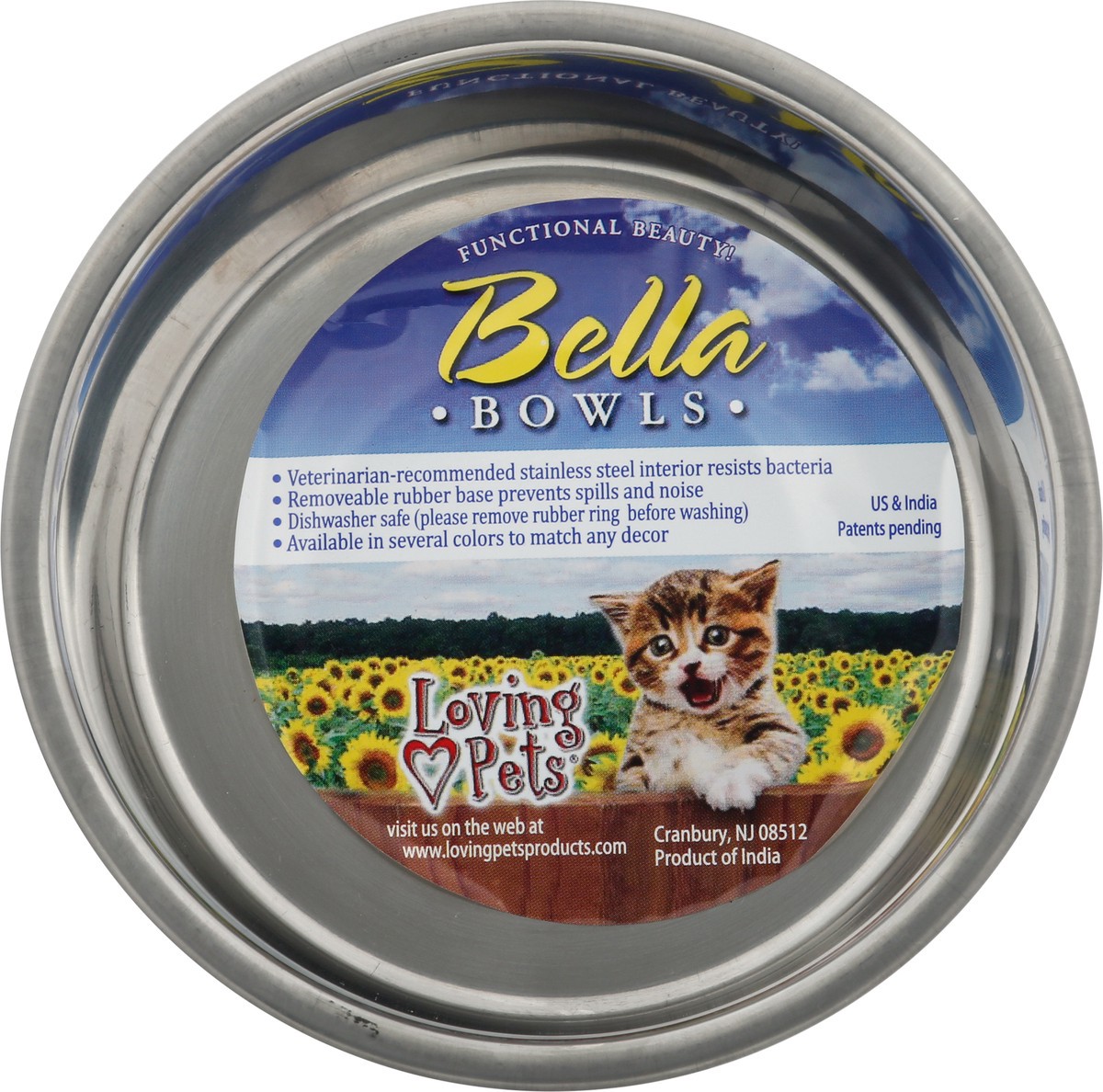 slide 5 of 12, Bella Bowls Loving Pets Fish Blue X-Small Bowl 1 ea, 1 ct