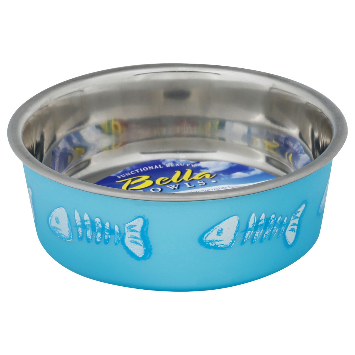 slide 6 of 12, Bella Bowls Loving Pets Fish Blue X-Small Bowl 1 ea, 1 ct