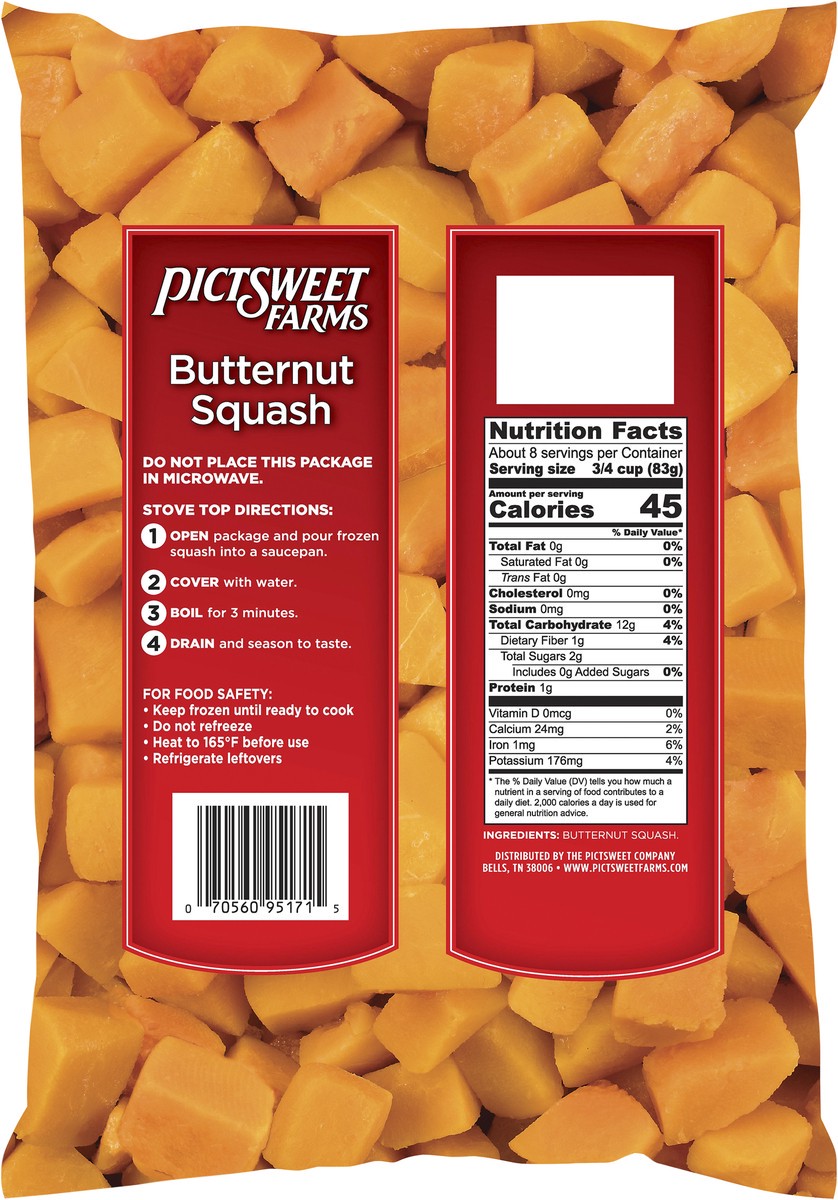 slide 9 of 9, PictSweet Butternut Squash, 24 oz