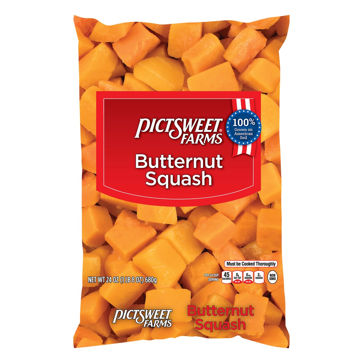 slide 2 of 9, PictSweet Butternut Squash, 24 oz