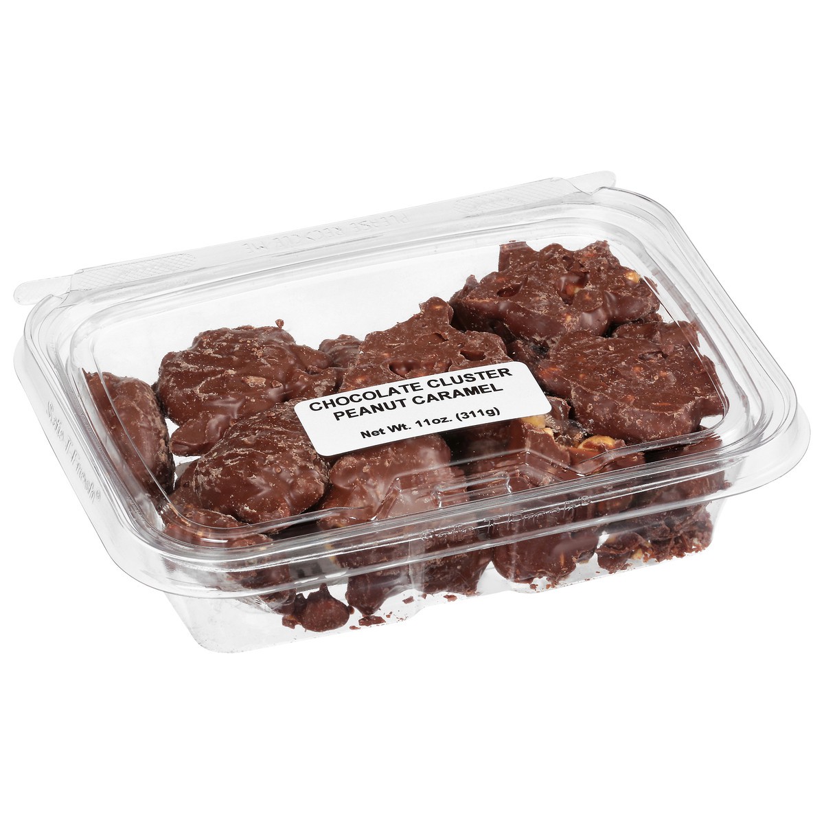 slide 13 of 13, JLM Manufacturing Peanut Caramel Chocolate Cluster - 11 oz, 11 oz