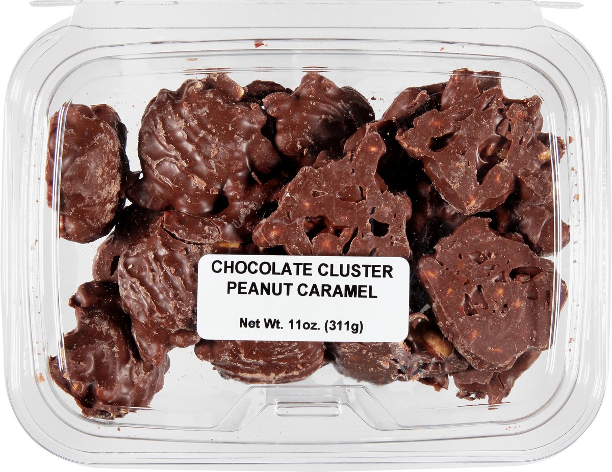 slide 12 of 13, JLM Manufacturing Peanut Caramel Chocolate Cluster - 11 oz, 11 oz